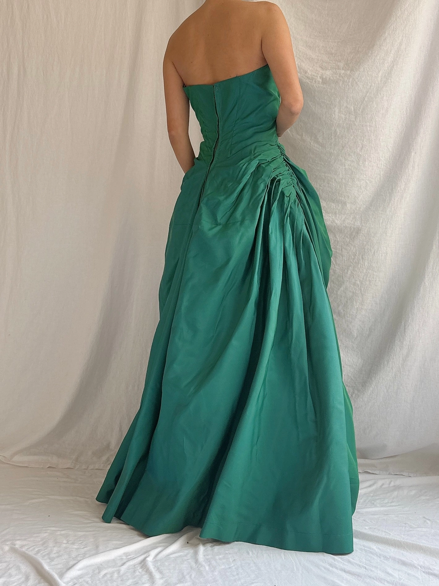 1950s Fred Perlberg Draped Gown - S/M