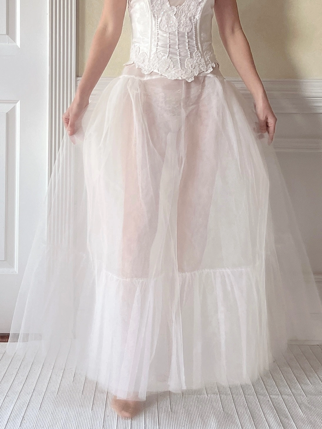 1950s Tulle Crinoline - S