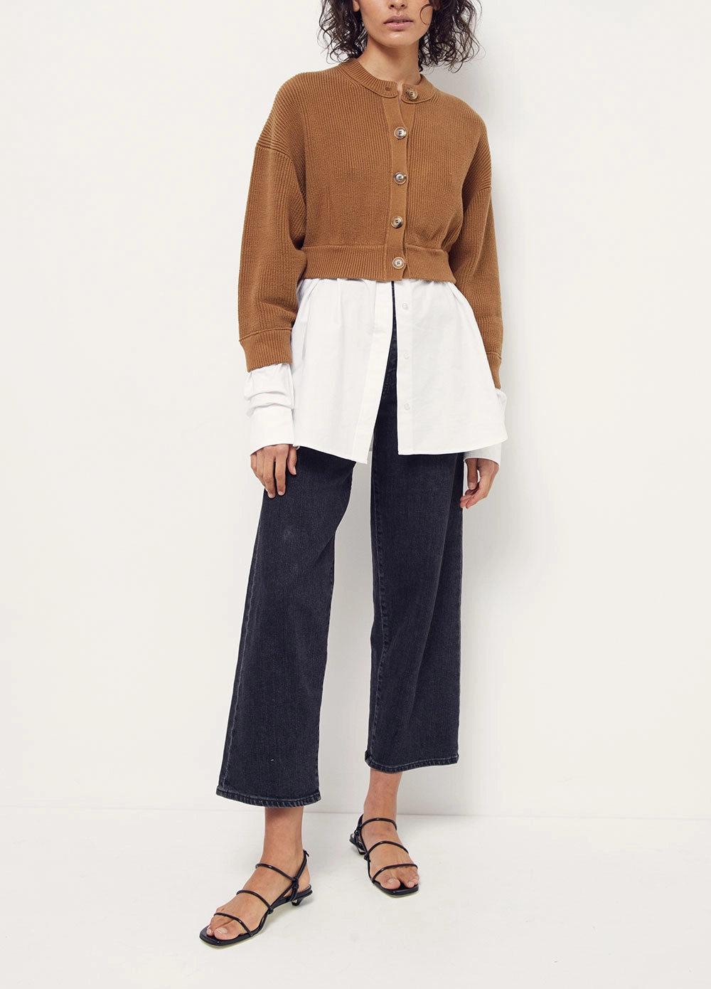 alexanderwangt. – Layered Crewneck Cardigan