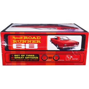 AMT 1/25 Scale Model Kit - (Skill 2) 1968 Plymouth Road Runner with Vinyl Tires