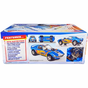 AMT 1/25 Scale Model Kit - Skill 2 Hot Wheels Opel GT 3-in-1 Plastic with Roll Bar
