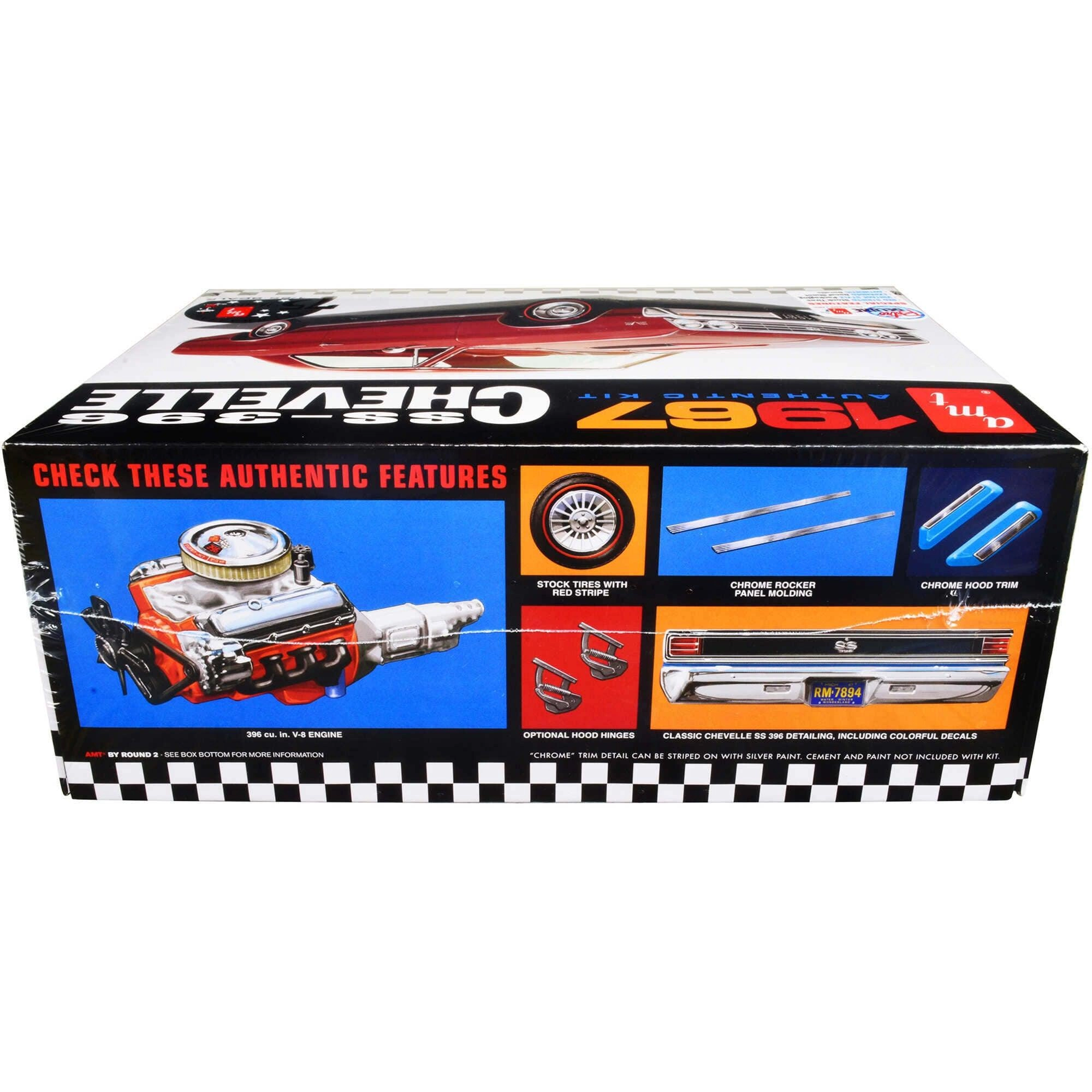 AMT 1/25 Scale Skill 2 Model Kit - 1967 Chevrolet Chevelle SS 396