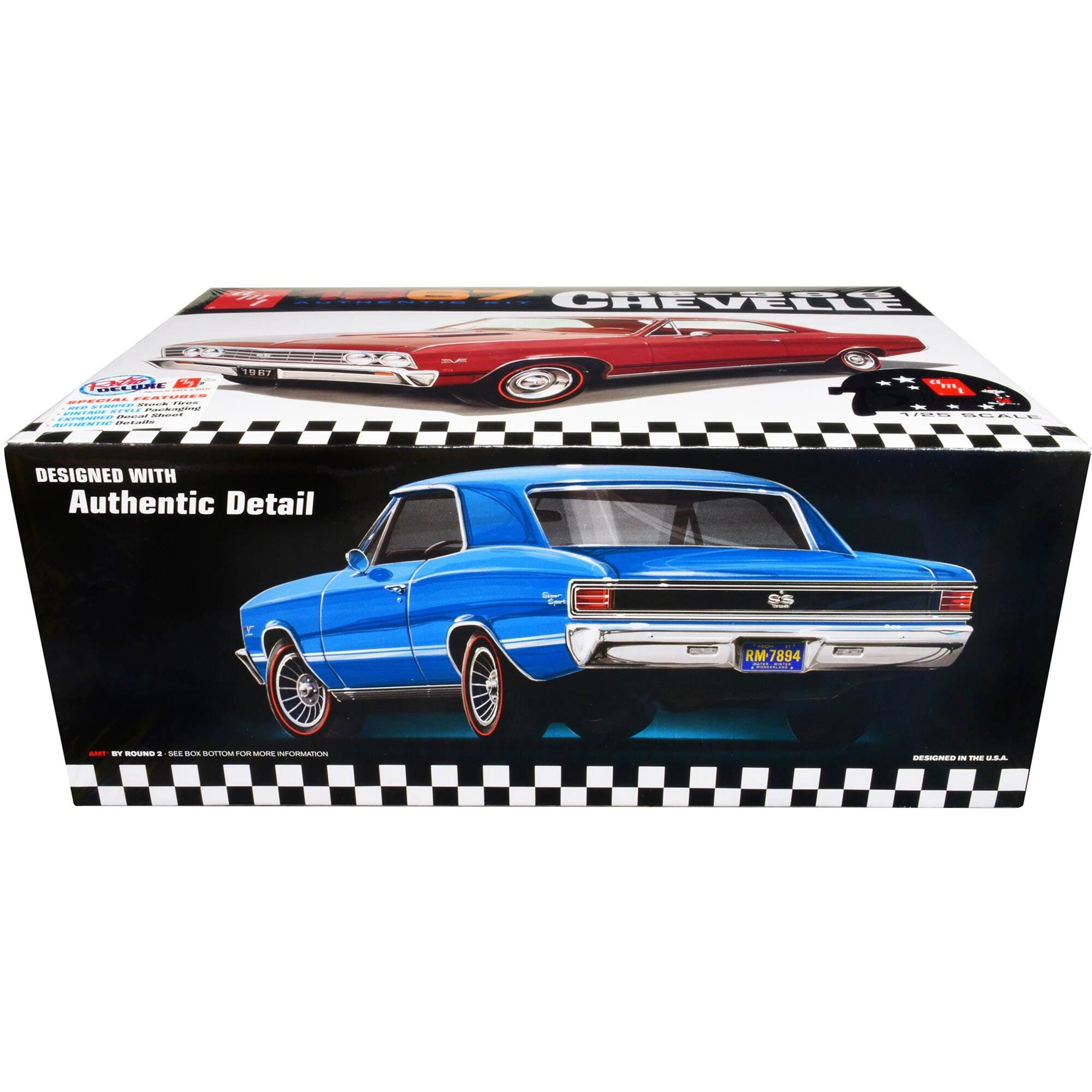 AMT 1/25 Scale Skill 2 Model Kit - 1967 Chevrolet Chevelle SS 396