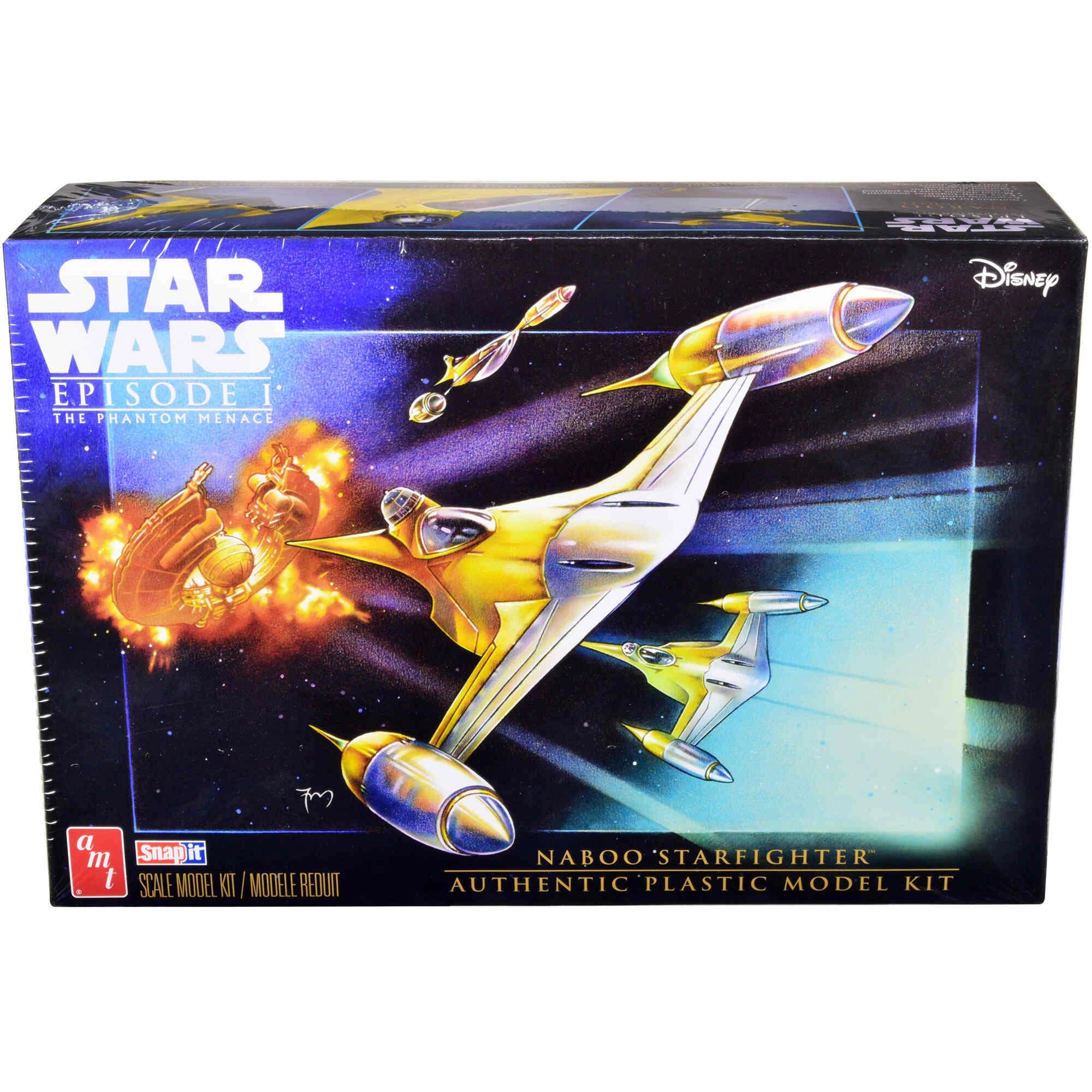 AMT 1/48 Scale Model Kit - Star Wars Skill 2 Naboo Starfighter Spaceship