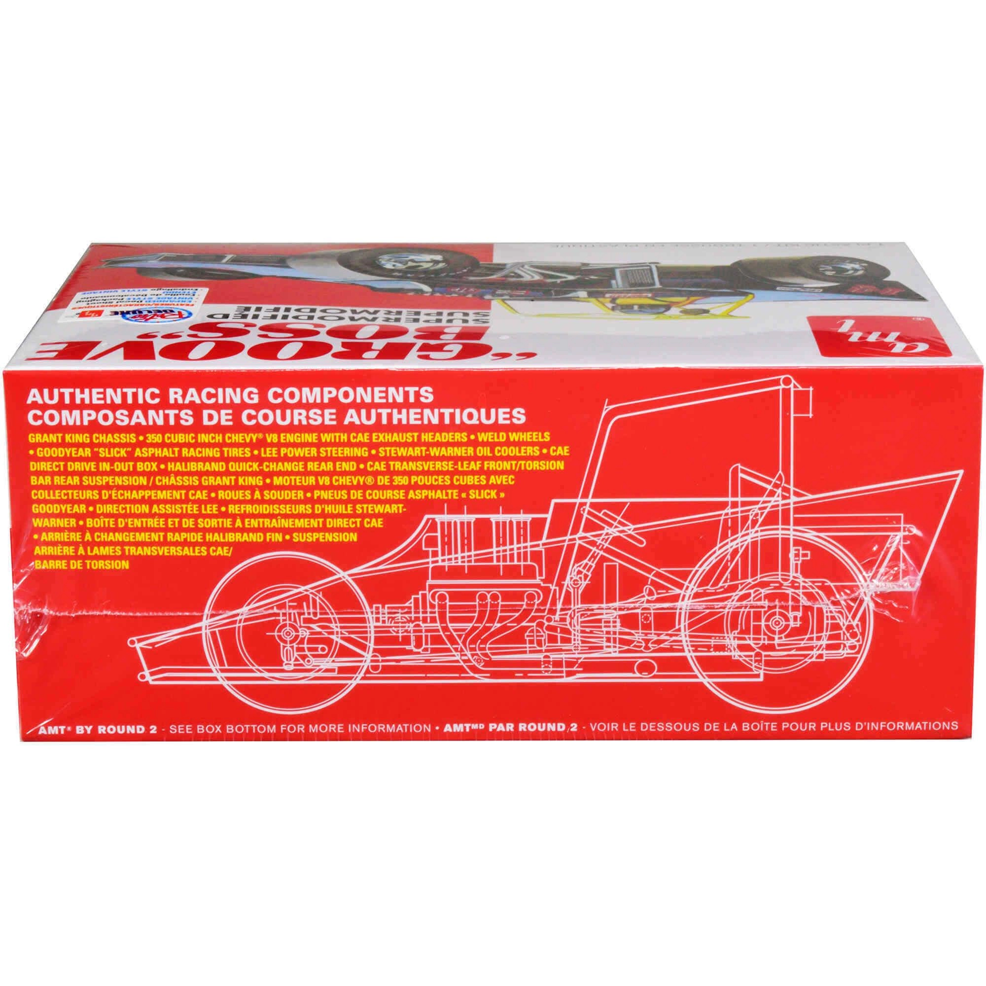 AMT Model Kit - Skill 2 Groove Boss Supermodified Racer of 1/25 Scale Plastic