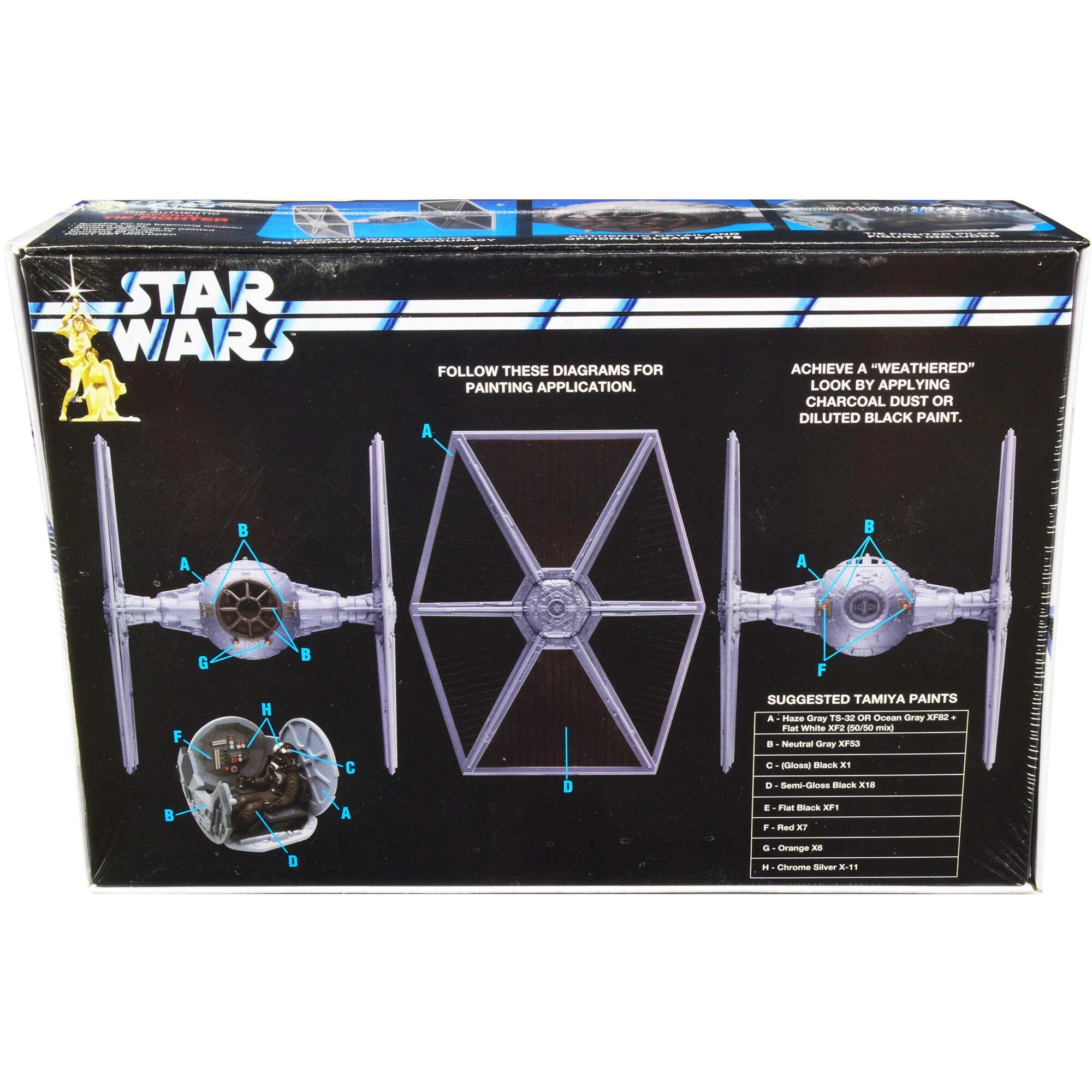 AMT Model Kit - Skill 2 Imperial Tie Fighter Star Wars (1977) Movie Model Plastic