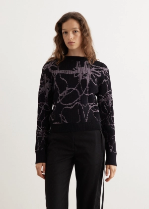 Analog Intarsia Crew Sweater