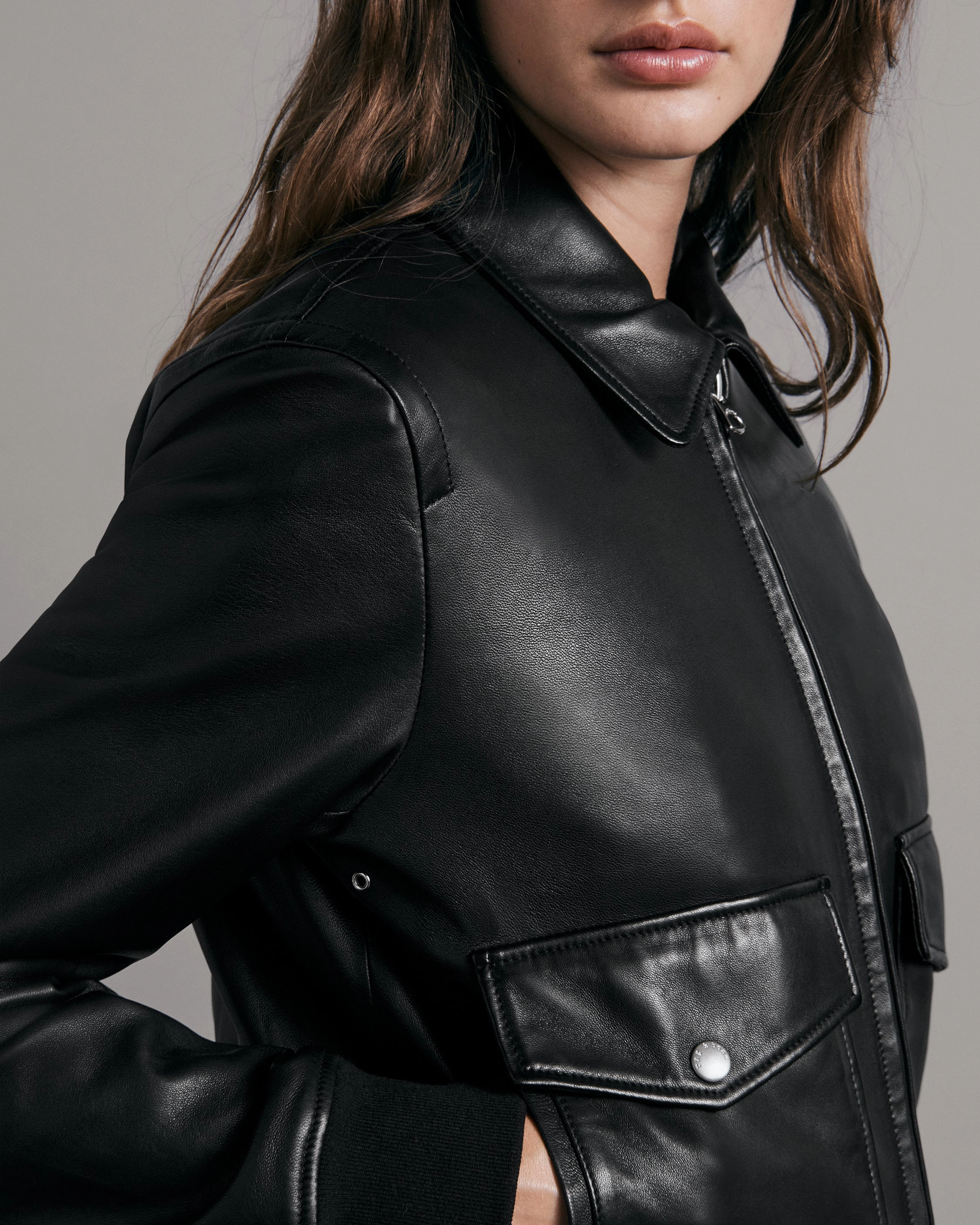 Andrea Leather Jacket