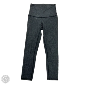 Athletic Leggings By Lululemon In Grey, Size: S