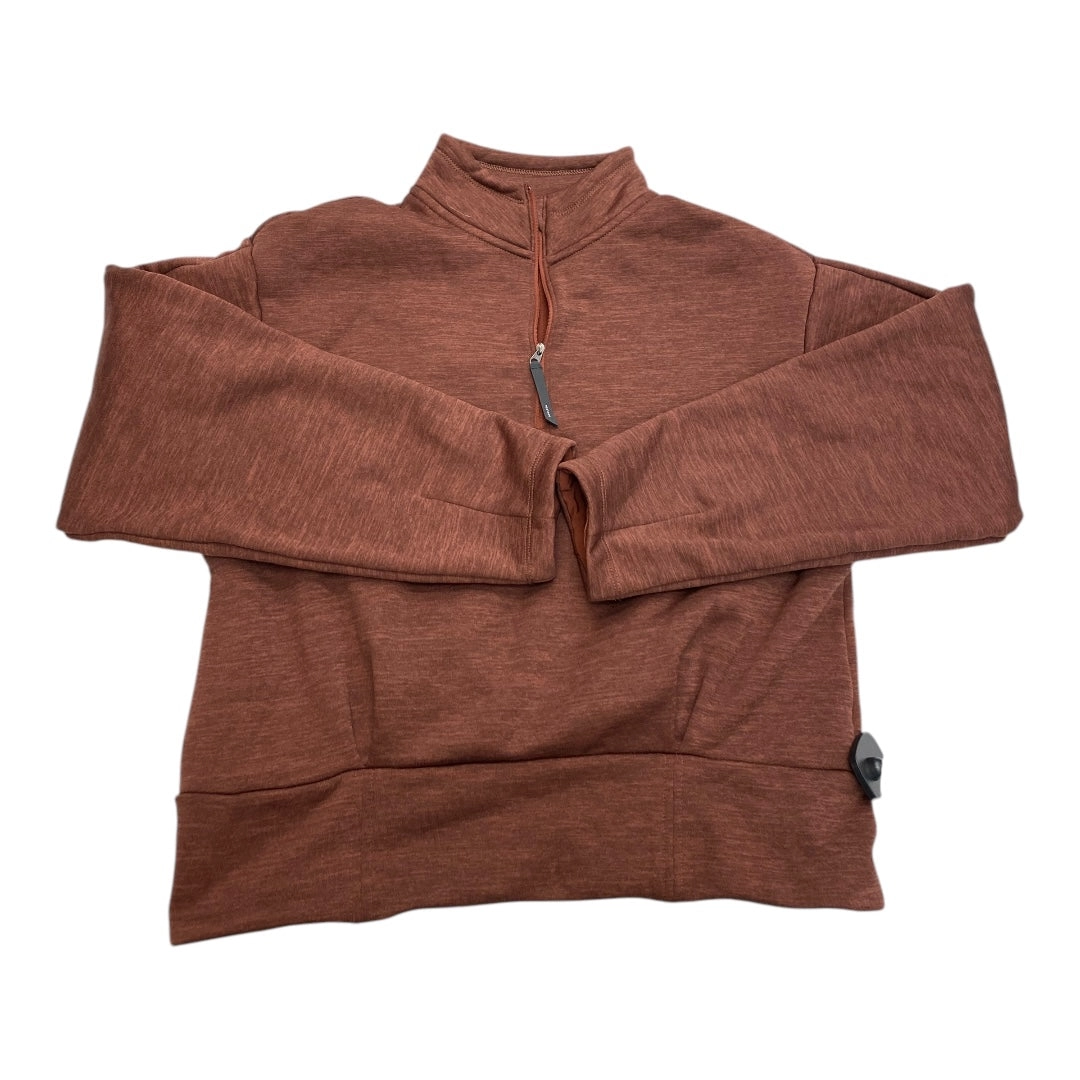 Athletic Sweatshirt Collar By Athleta In Brown, Size:M
