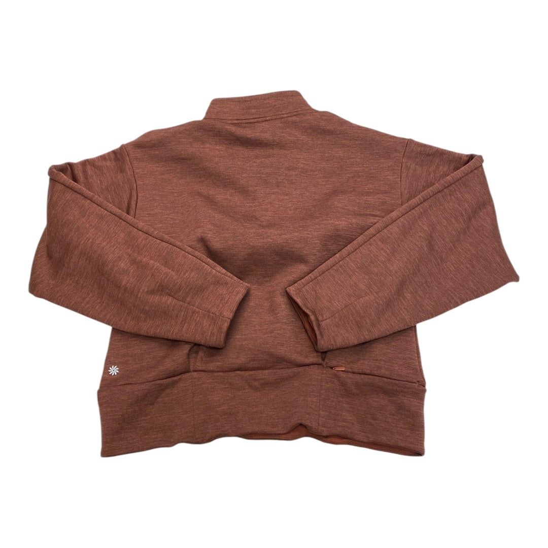 Athletic Sweatshirt Collar By Athleta In Brown, Size:M