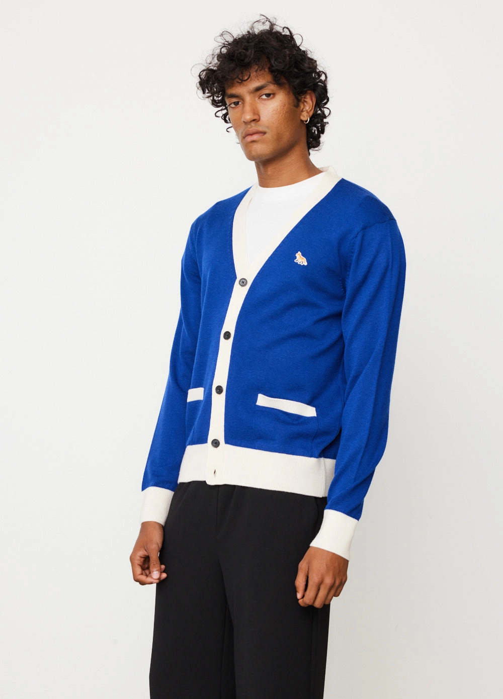 Baby Foc Patch Bi-Colour Cardigan