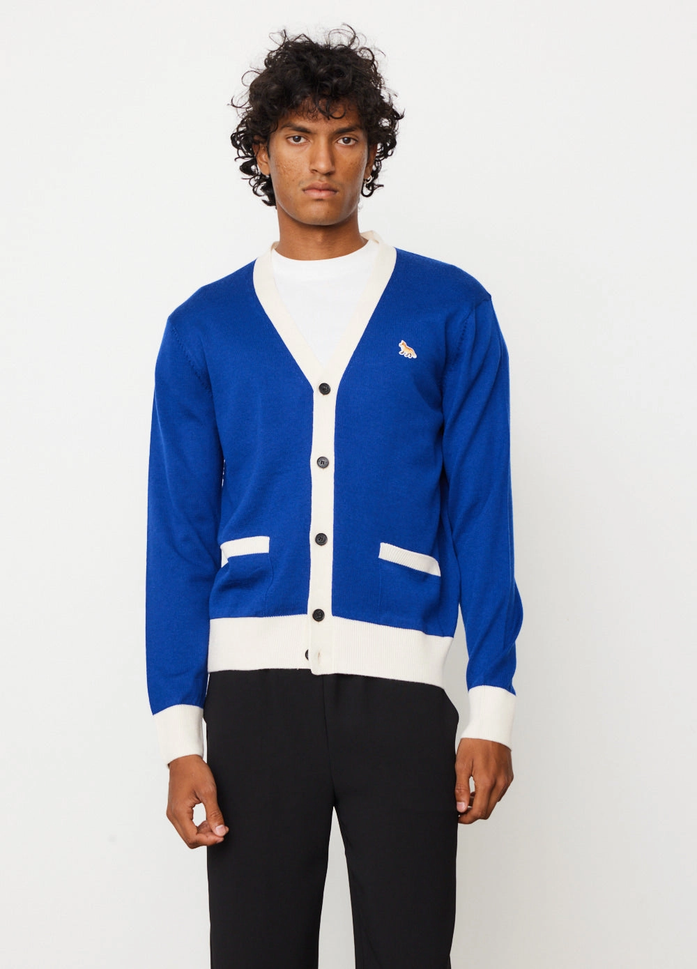 Baby Foc Patch Bi-Colour Cardigan