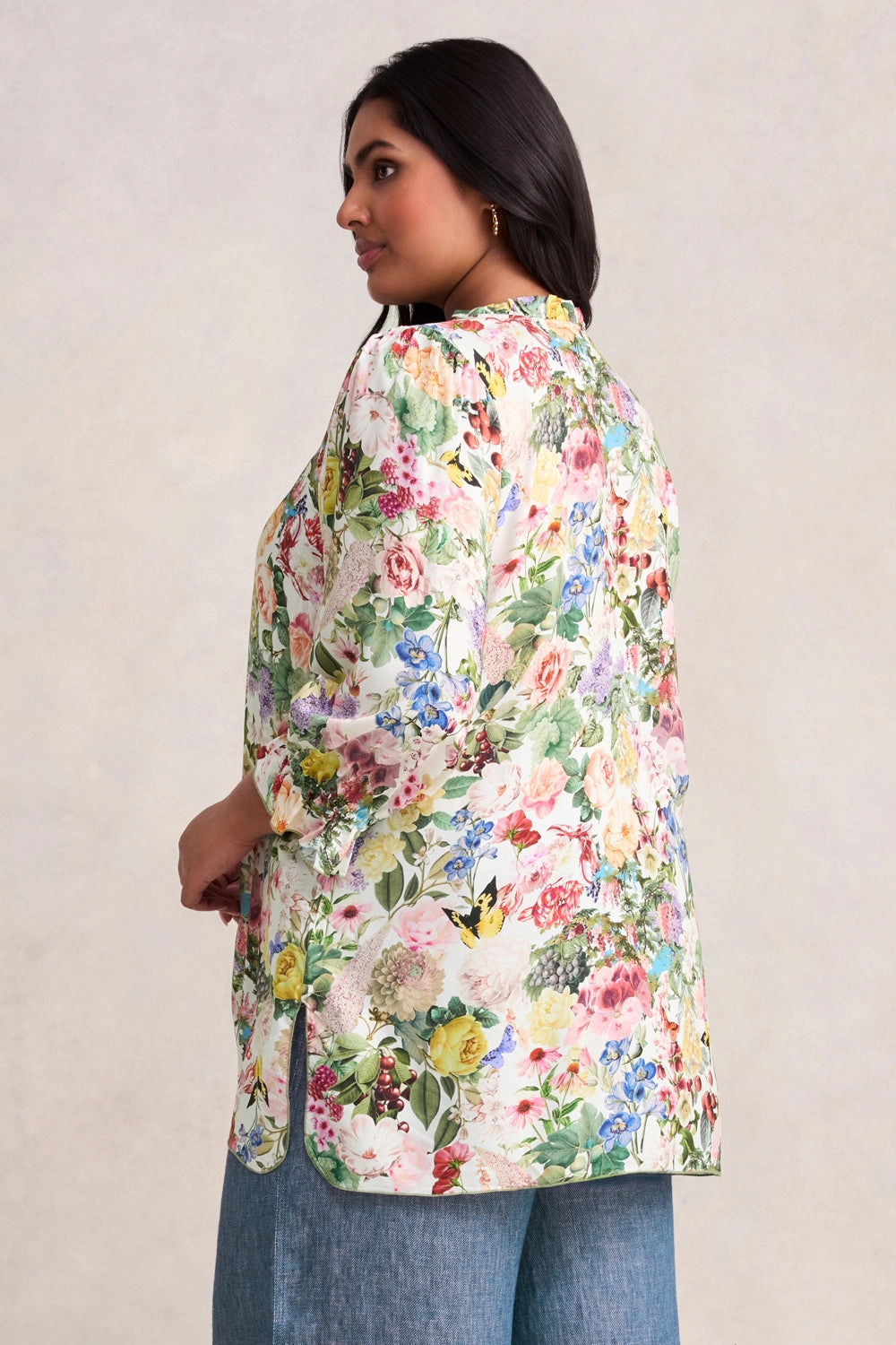 Beaded Tassel Kaftan - Joie Print