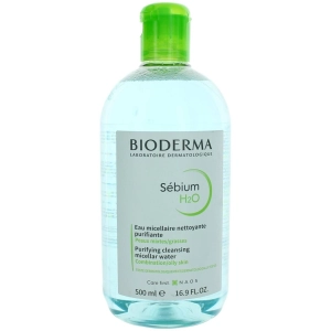 Bioderma Women's Micellar Water - Sebium H2O Purifying Cleansing Gentle, 16.9 oz