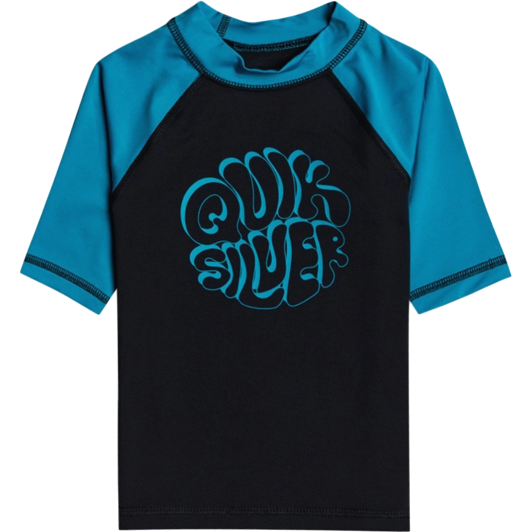 Boys' Bubble Trouble Short Sleeve UPF Rashguard