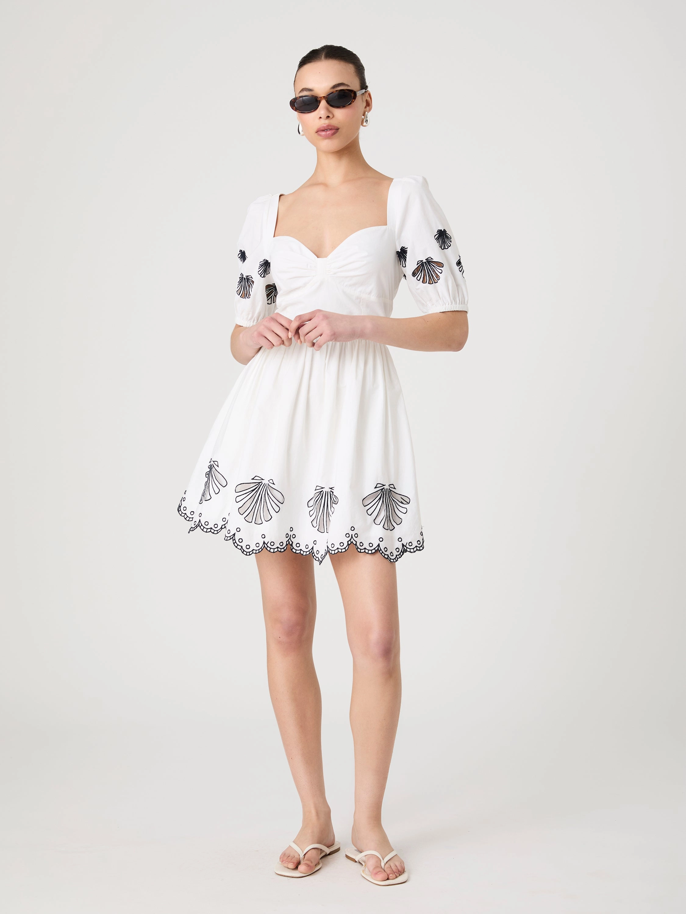 Cambria Cotton Anglaise Dress