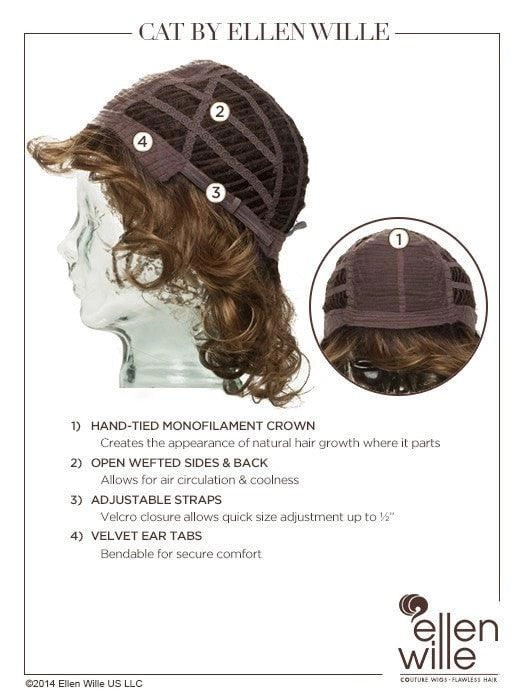 Cat Wig by Ellen Wille | Synthetic