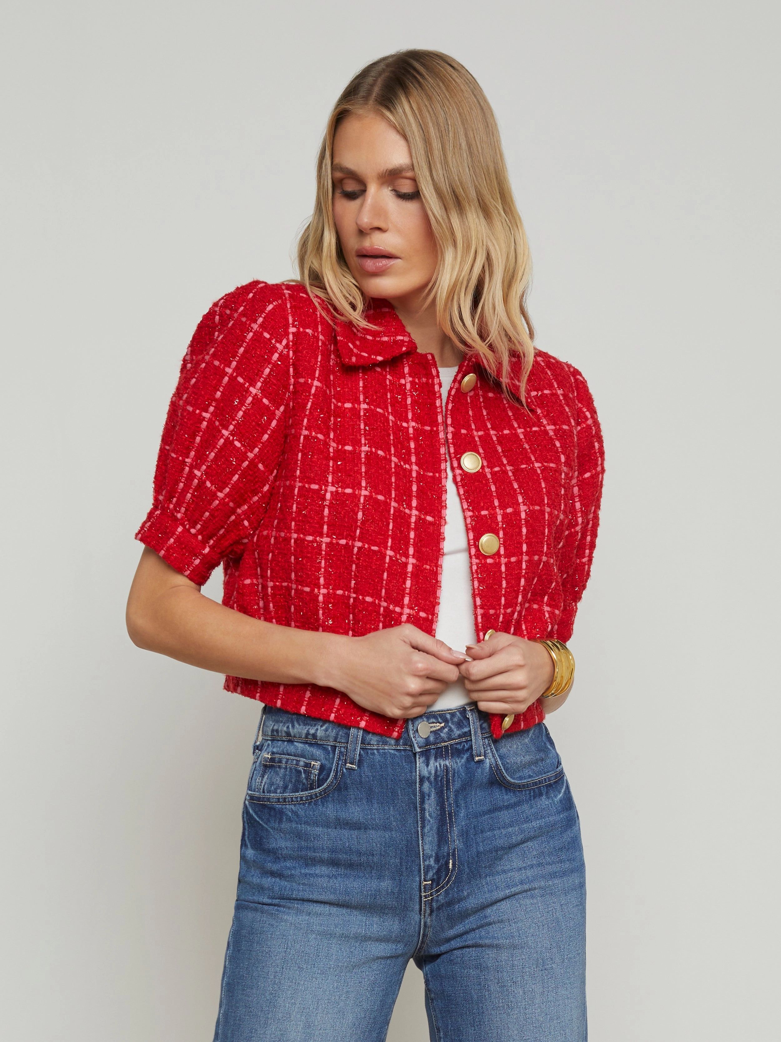 Cove Cropped Tweed Jacket