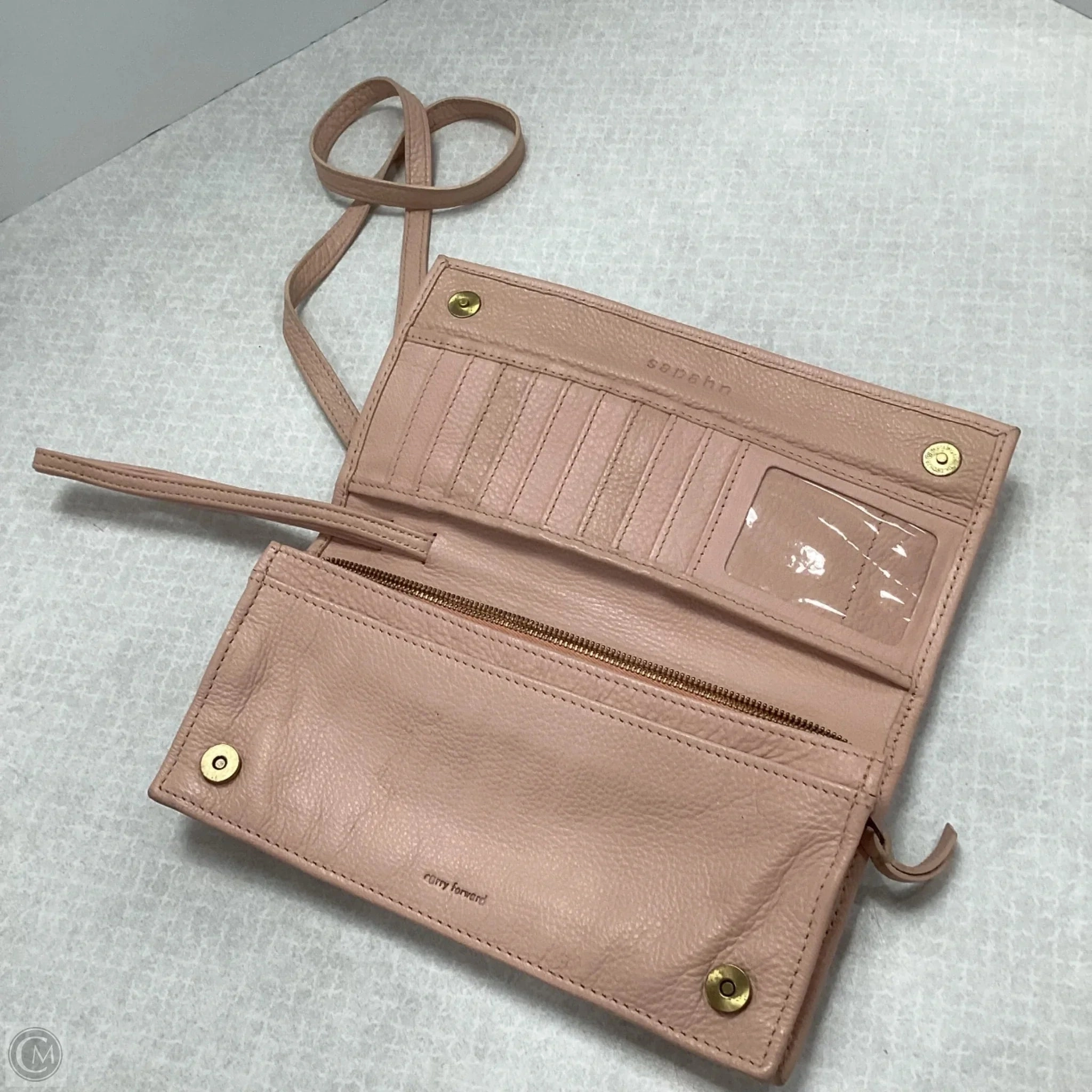 Crossbody Leather By Sapahn, Size: Small