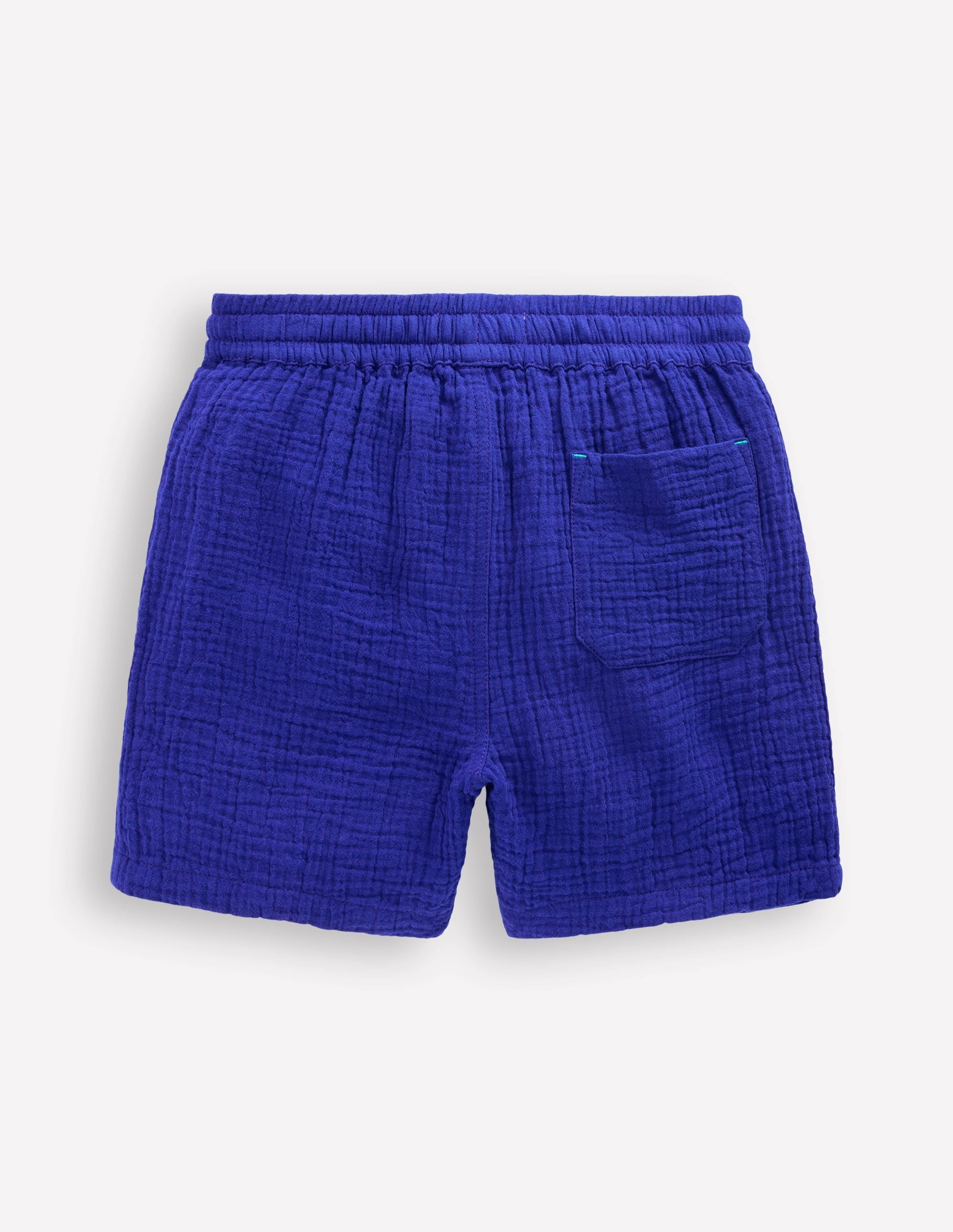 Double Cloth Shorts-Bright Blue