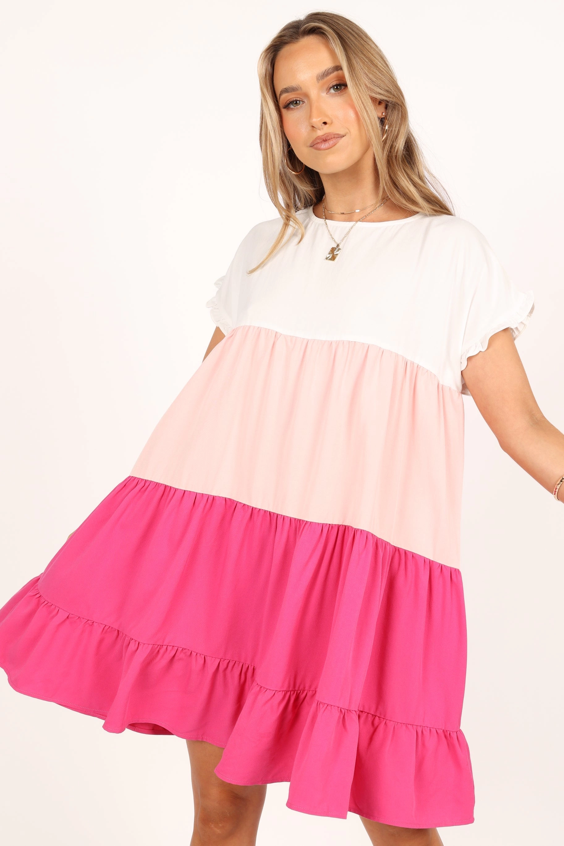 Garces Dress - Pink
