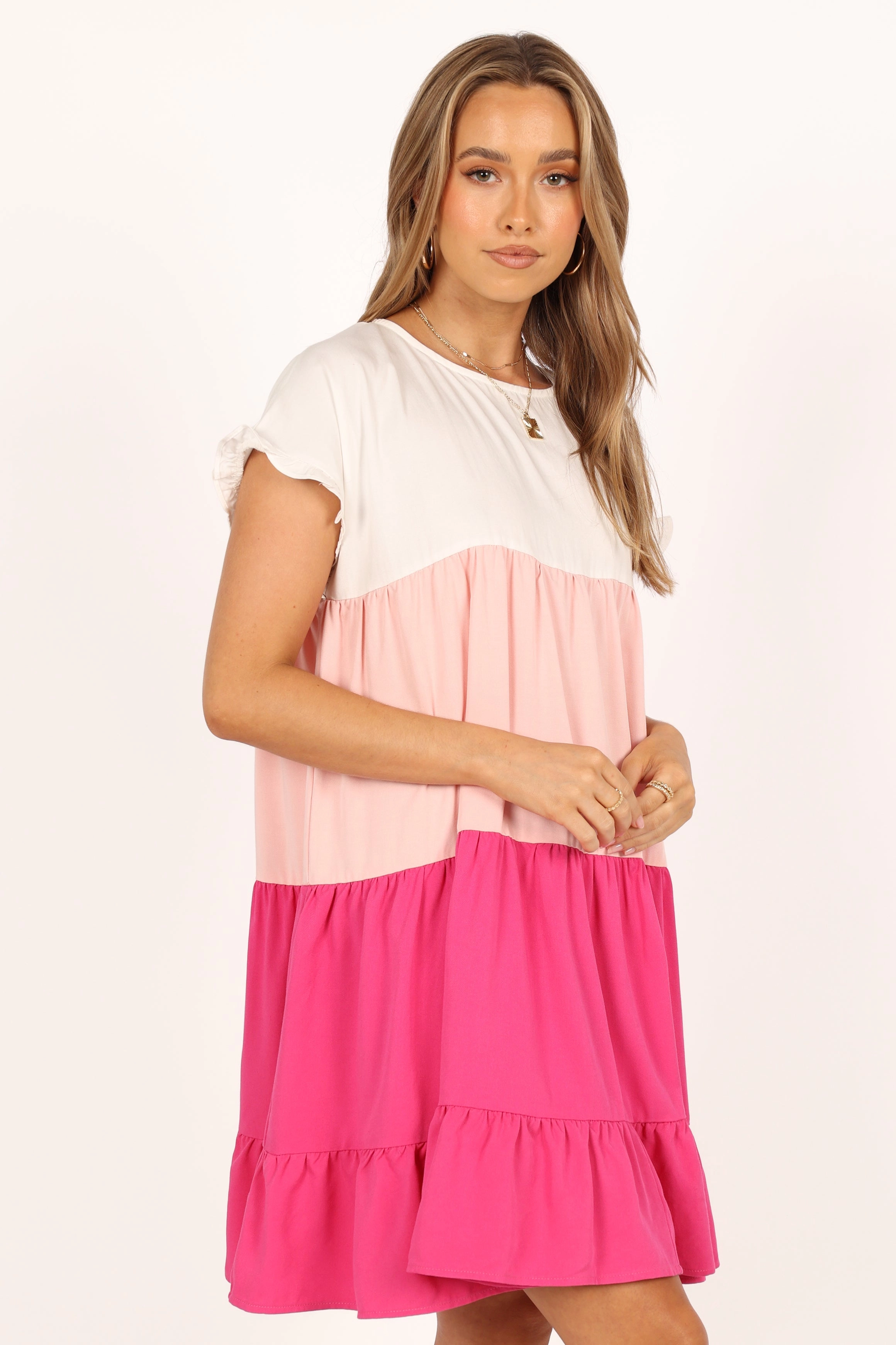 Garces Dress - Pink