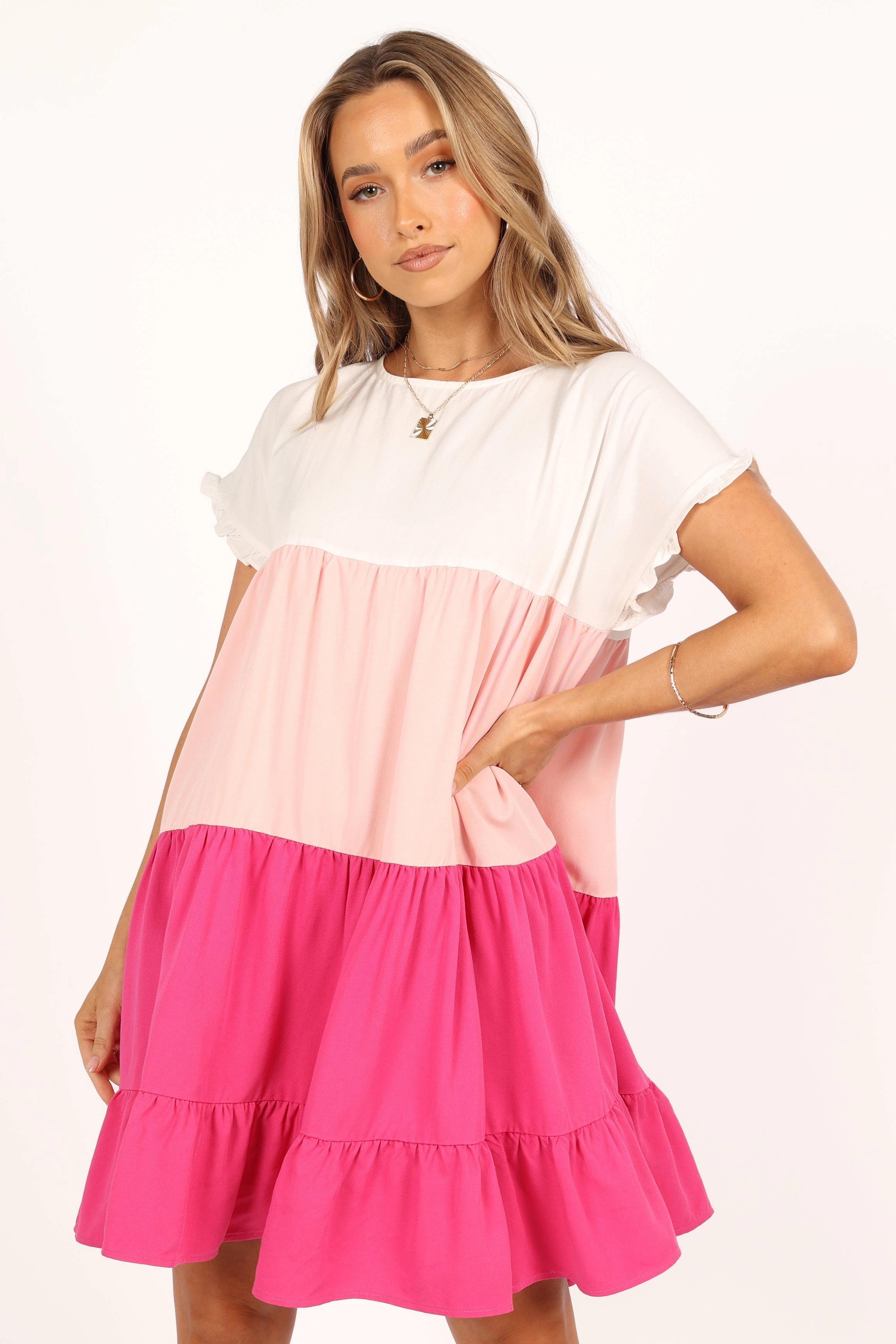 Garces Dress - Pink