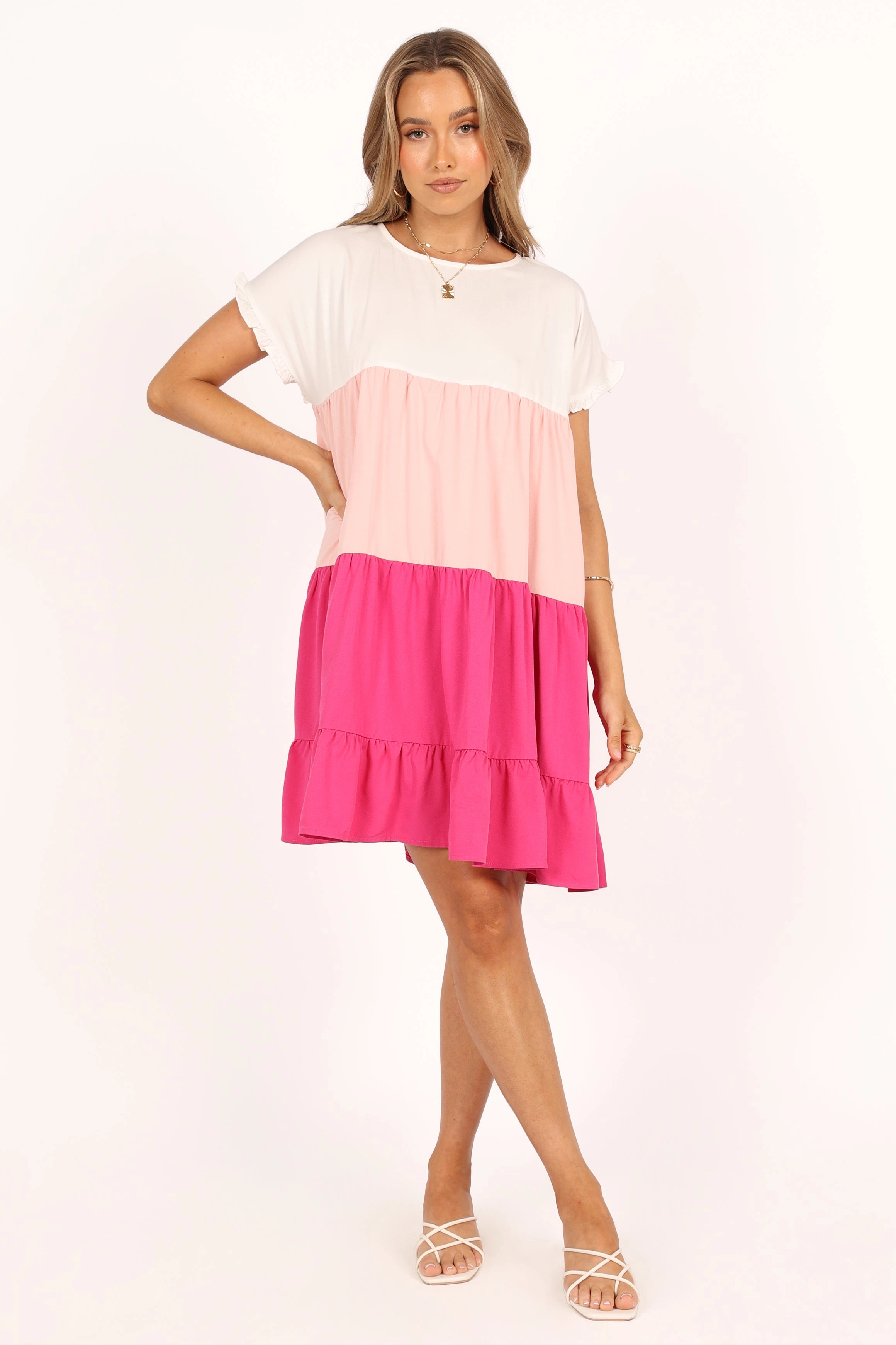 Garces Dress - Pink