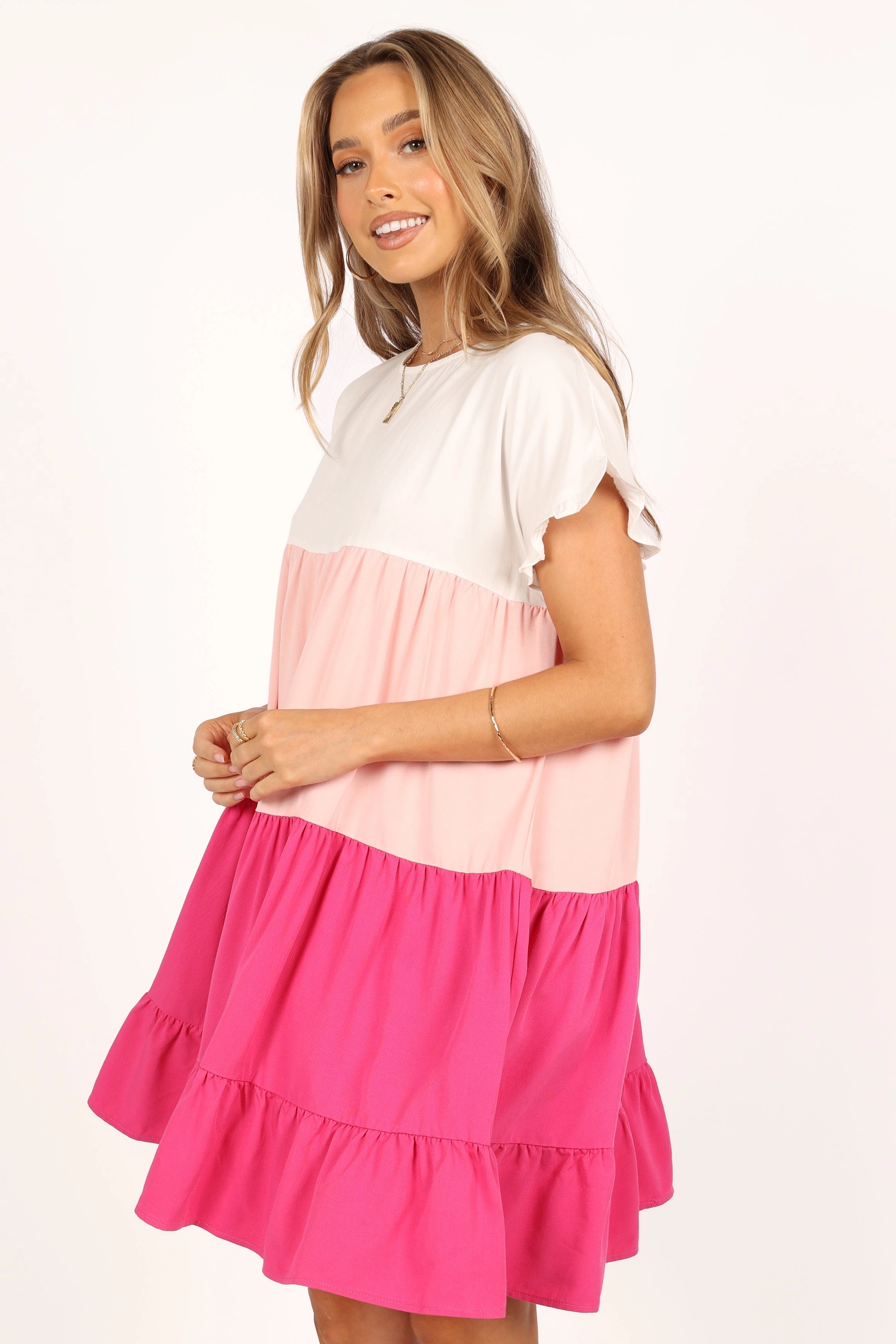 Garces Dress - Pink