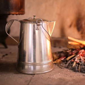 Handmade Tin Coffee Pot