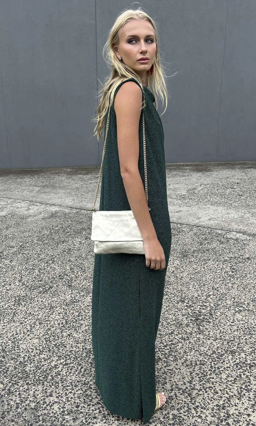 HOSS Cowl Maxi Dress - Emerald Green