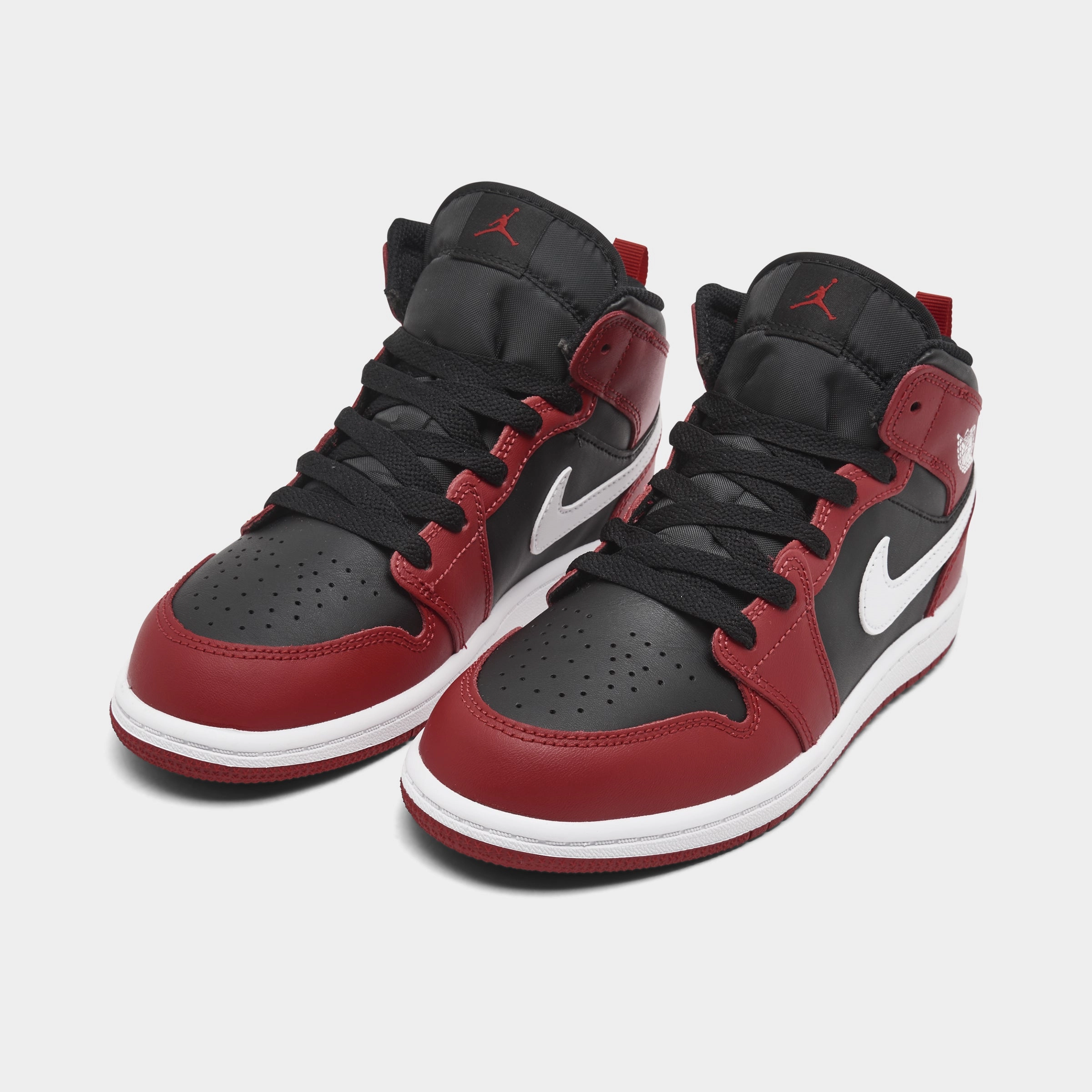 Jordan 1 Mid PS Black / White - Gym Red