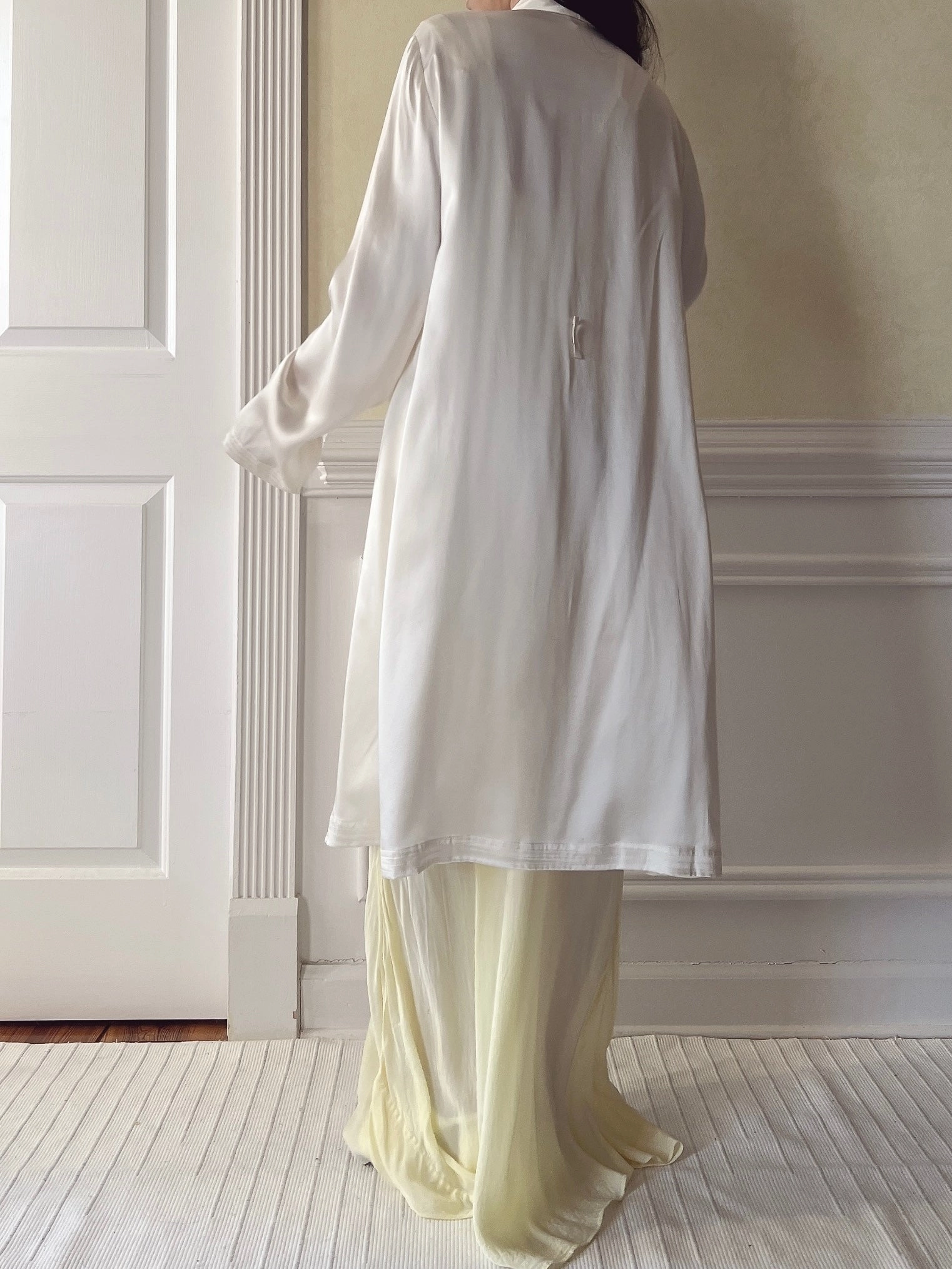La Perla Silk Duster Jacket - S/M