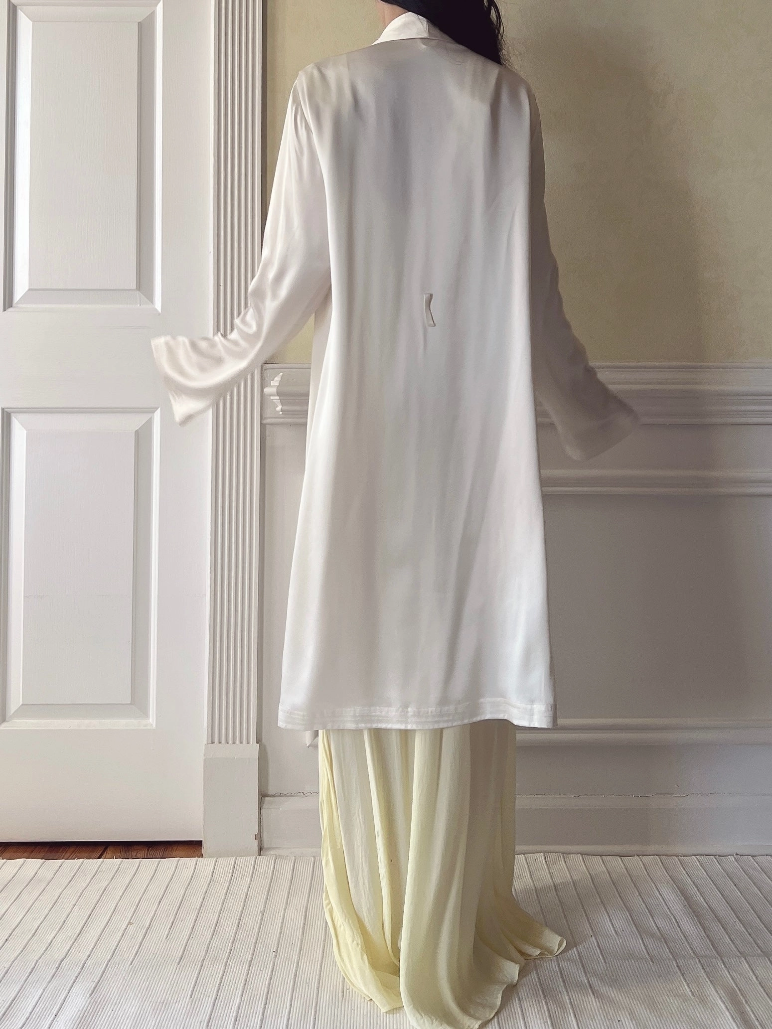 La Perla Silk Duster Jacket - S/M