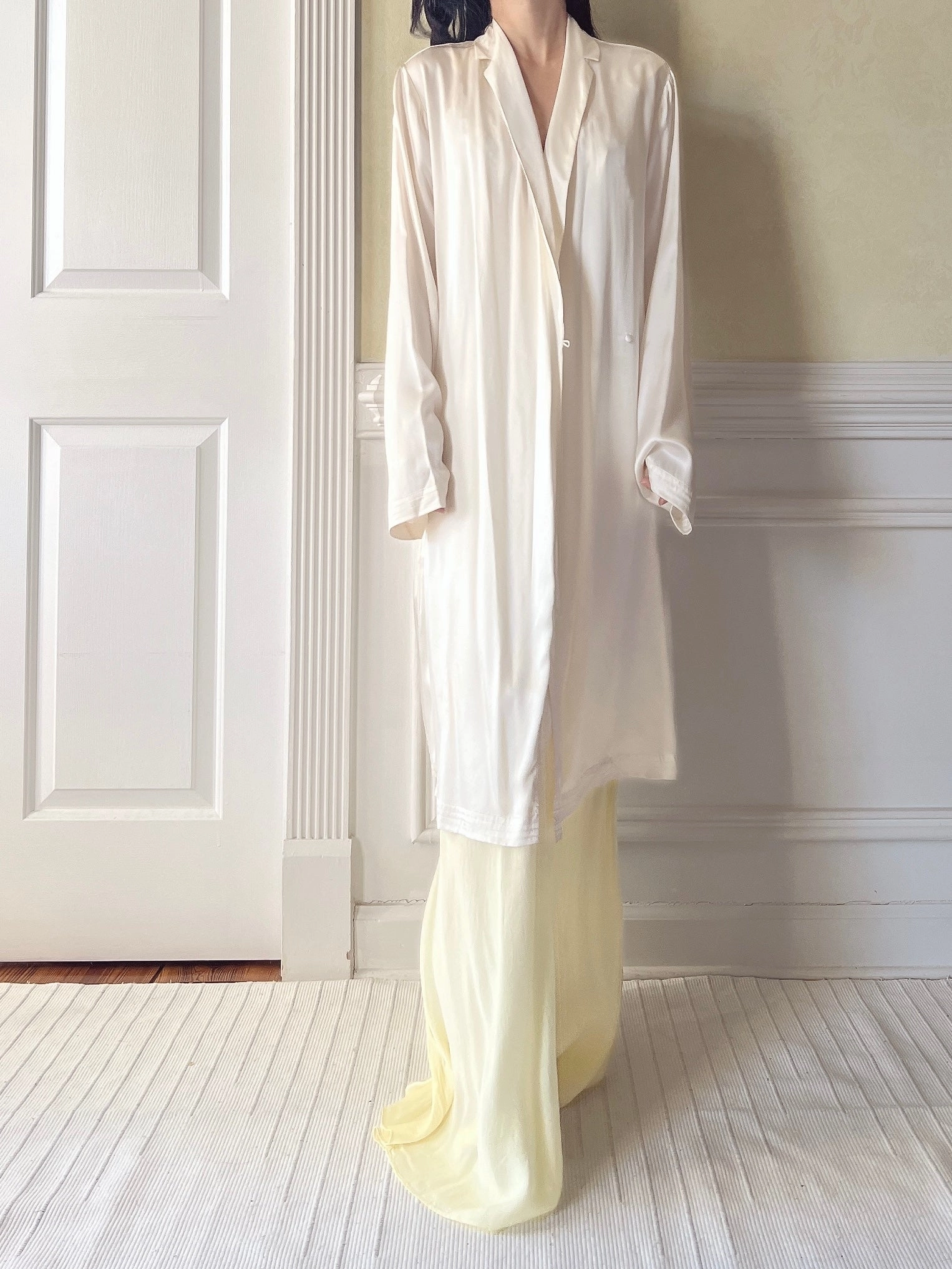 La Perla Silk Duster Jacket - S/M