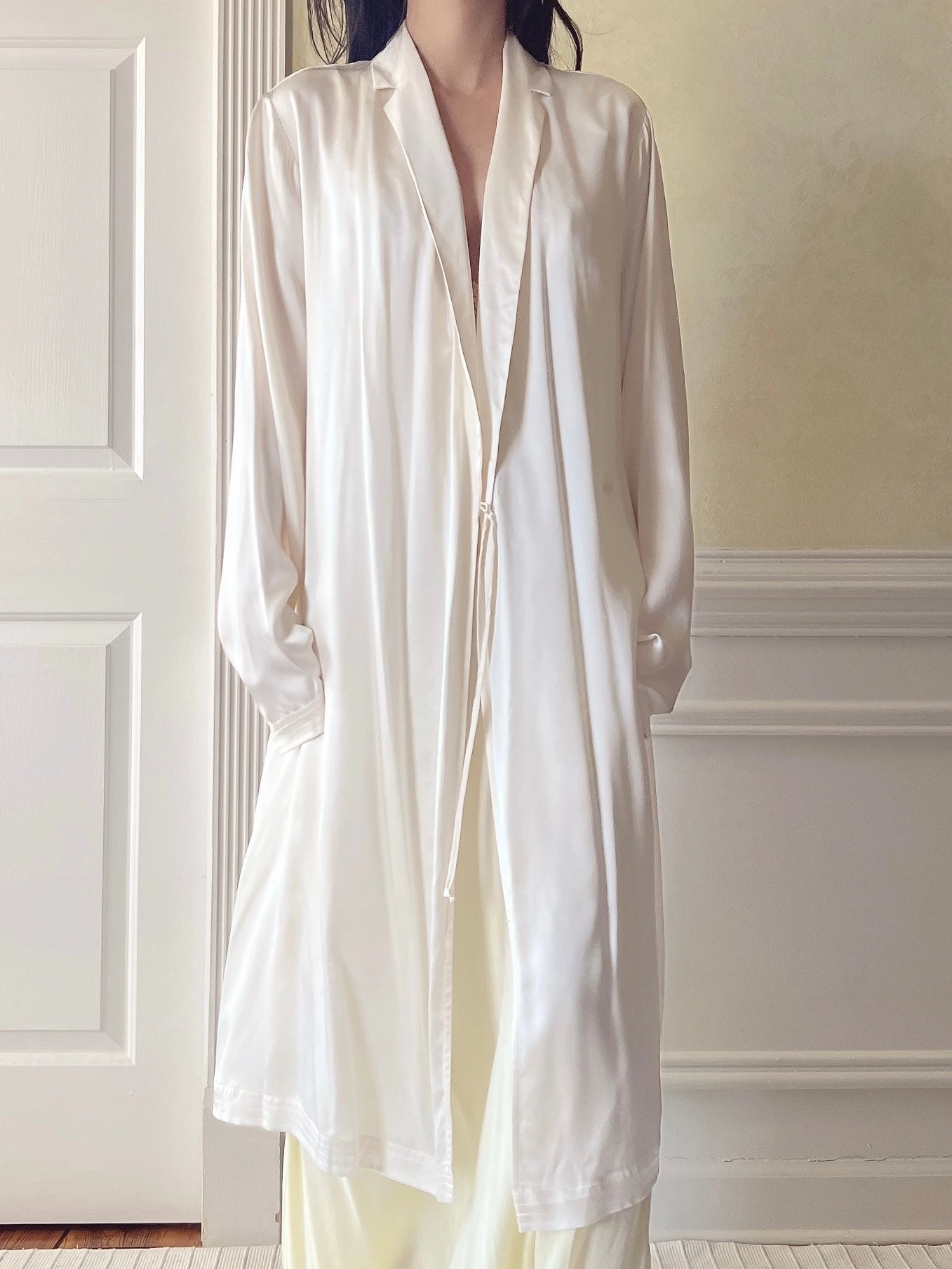 La Perla Silk Duster Jacket - S/M
