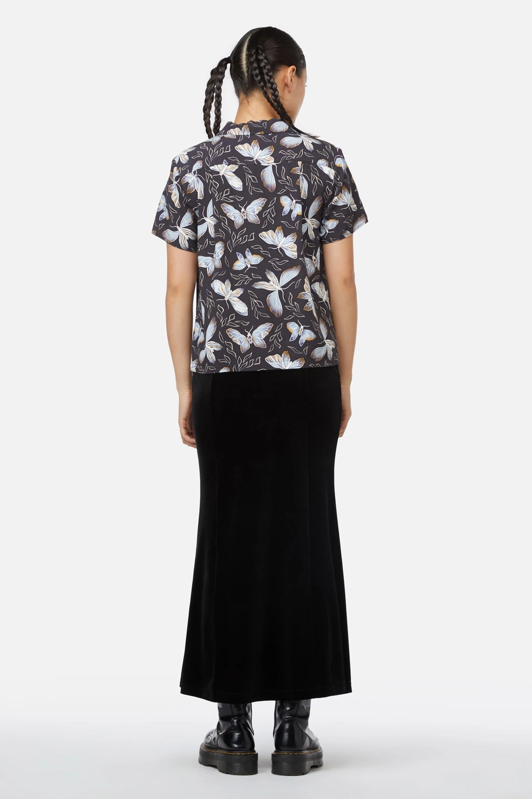 Larvae Print Blouse