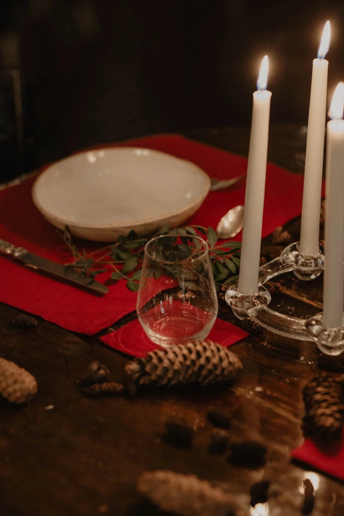 Linen Coaster Set | Multiple Colours