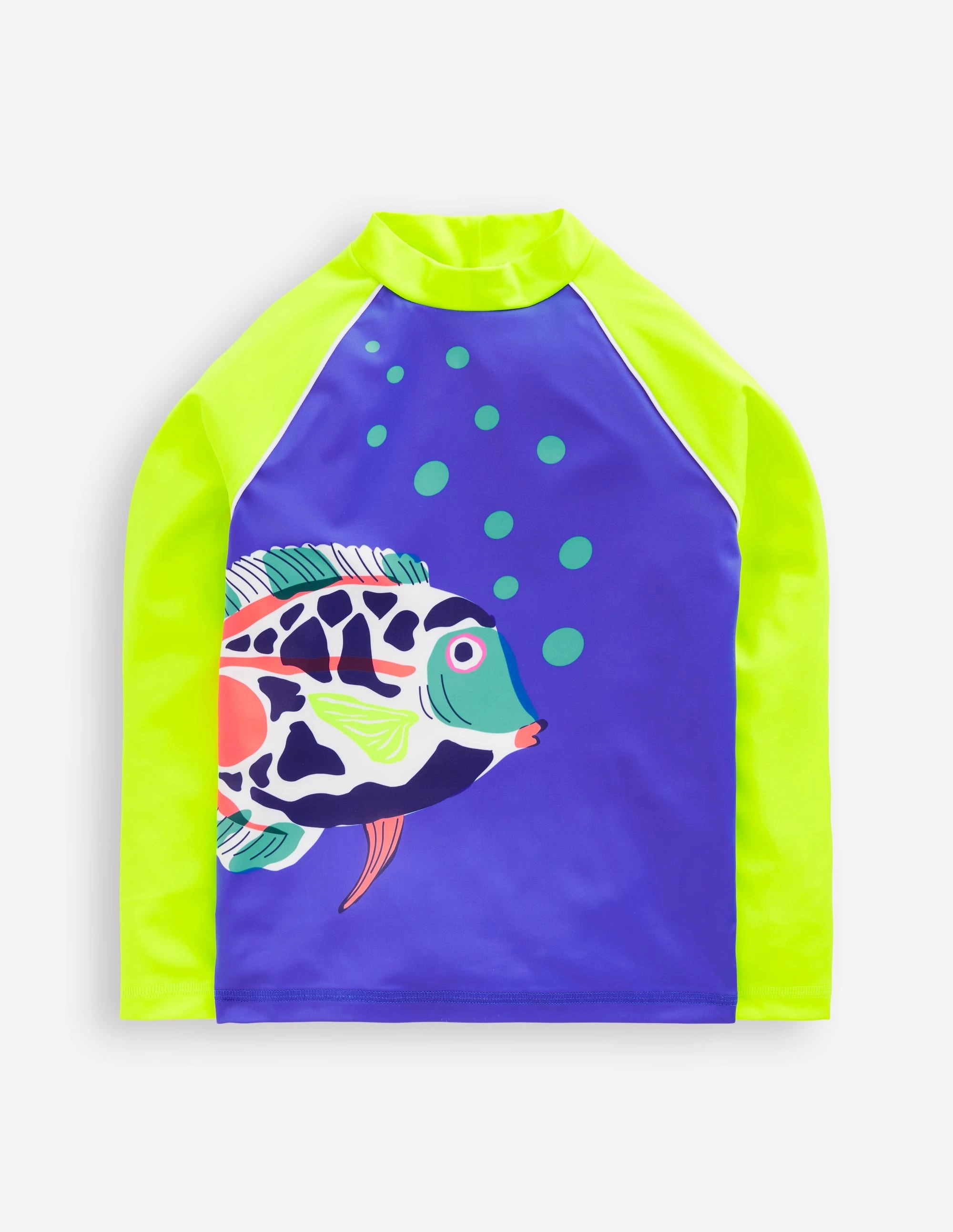Logo Rash Vest-Blue Heron Fish