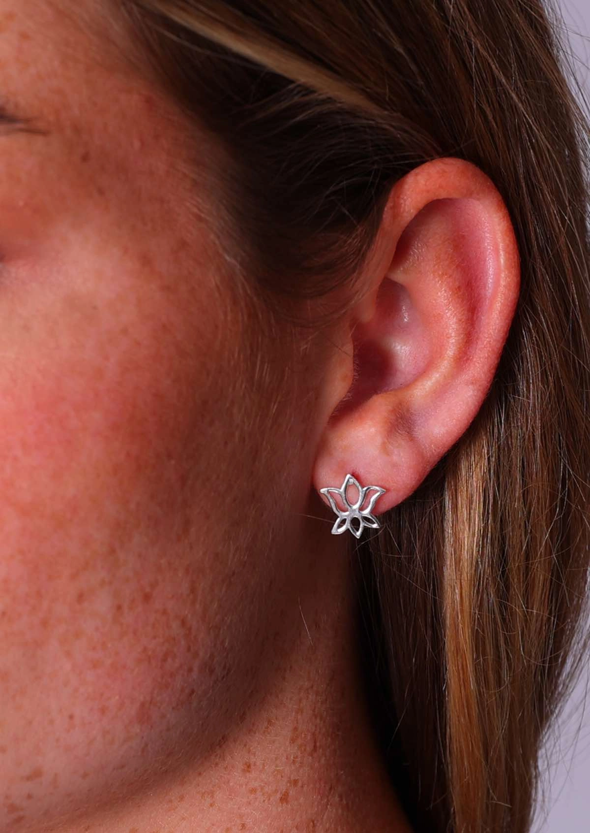 Lotus Silver Studs