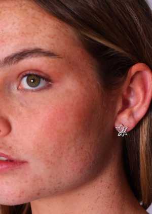Lotus Silver Studs