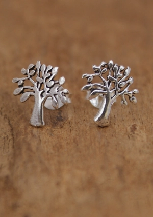 Mango Tree Silver Studs
