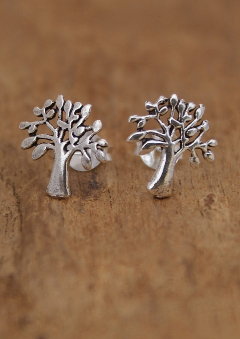 Mango Tree Silver Studs