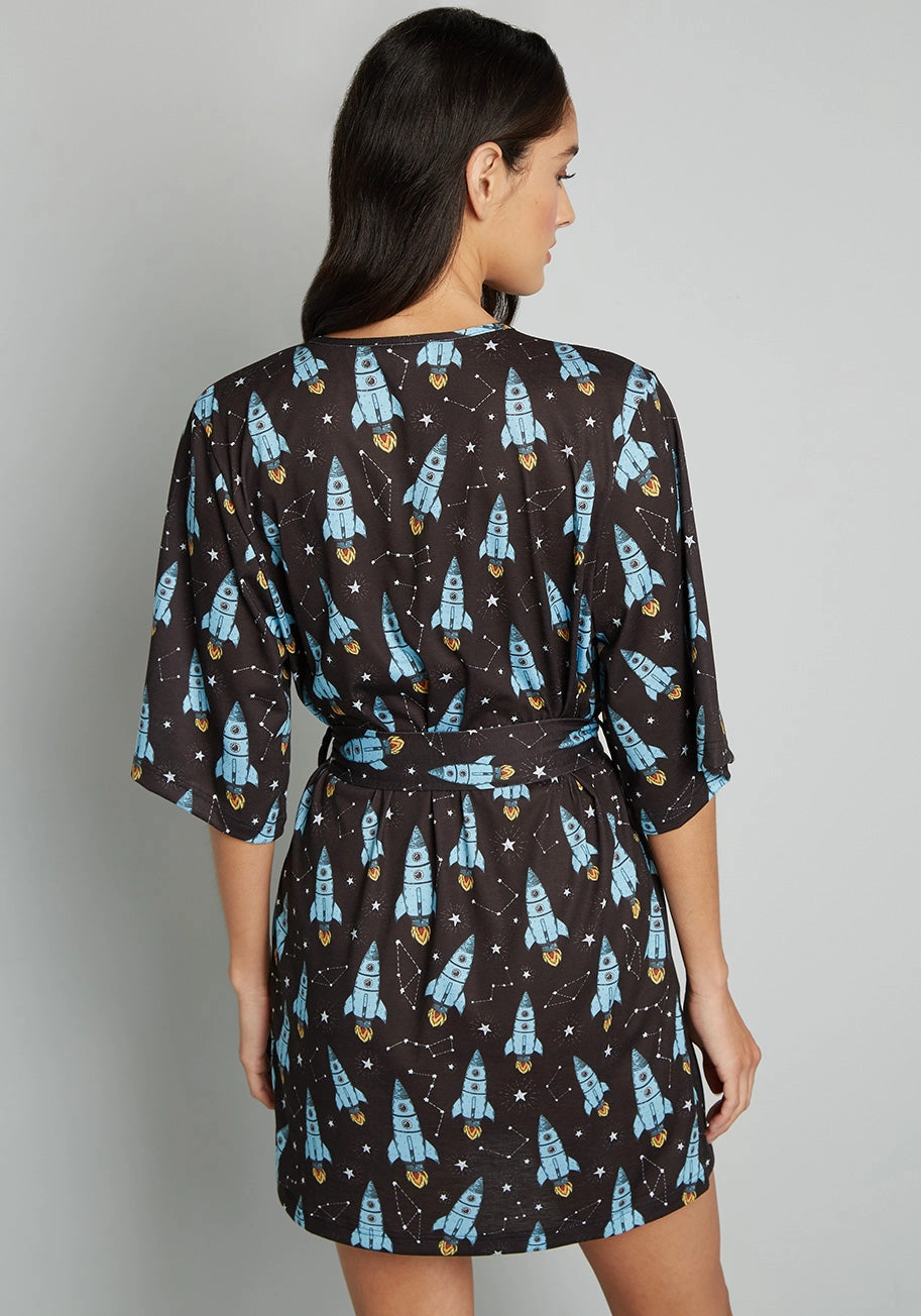Mornings Are A Blast Lounging Robe