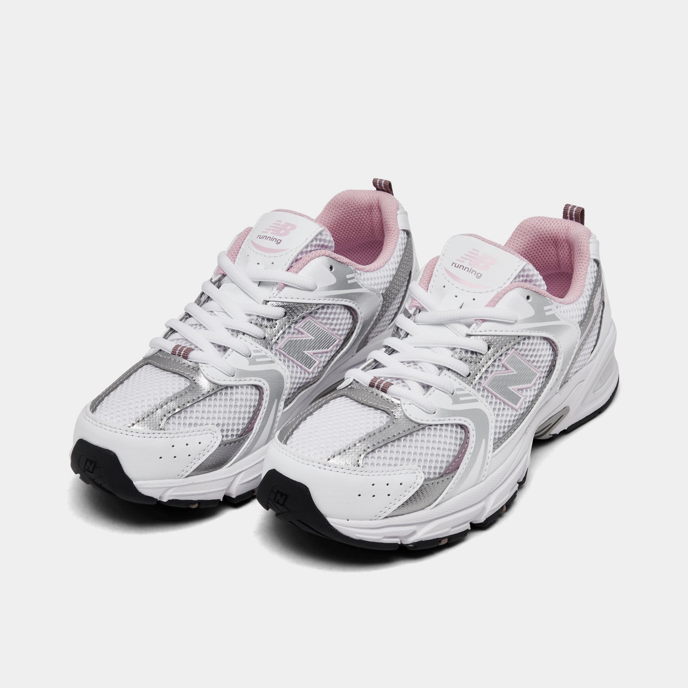 New Balance Juniors' 530 White / Silver - Pink