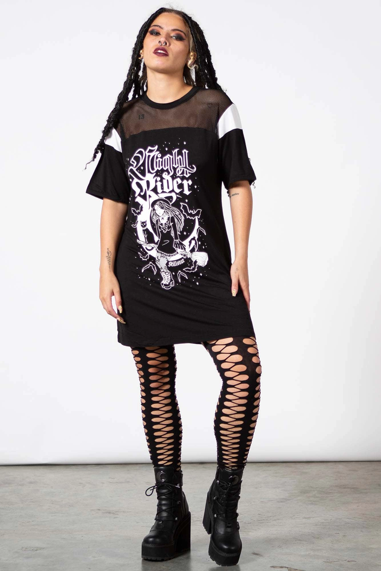 Nightrider Mesh Dress - Resurrect