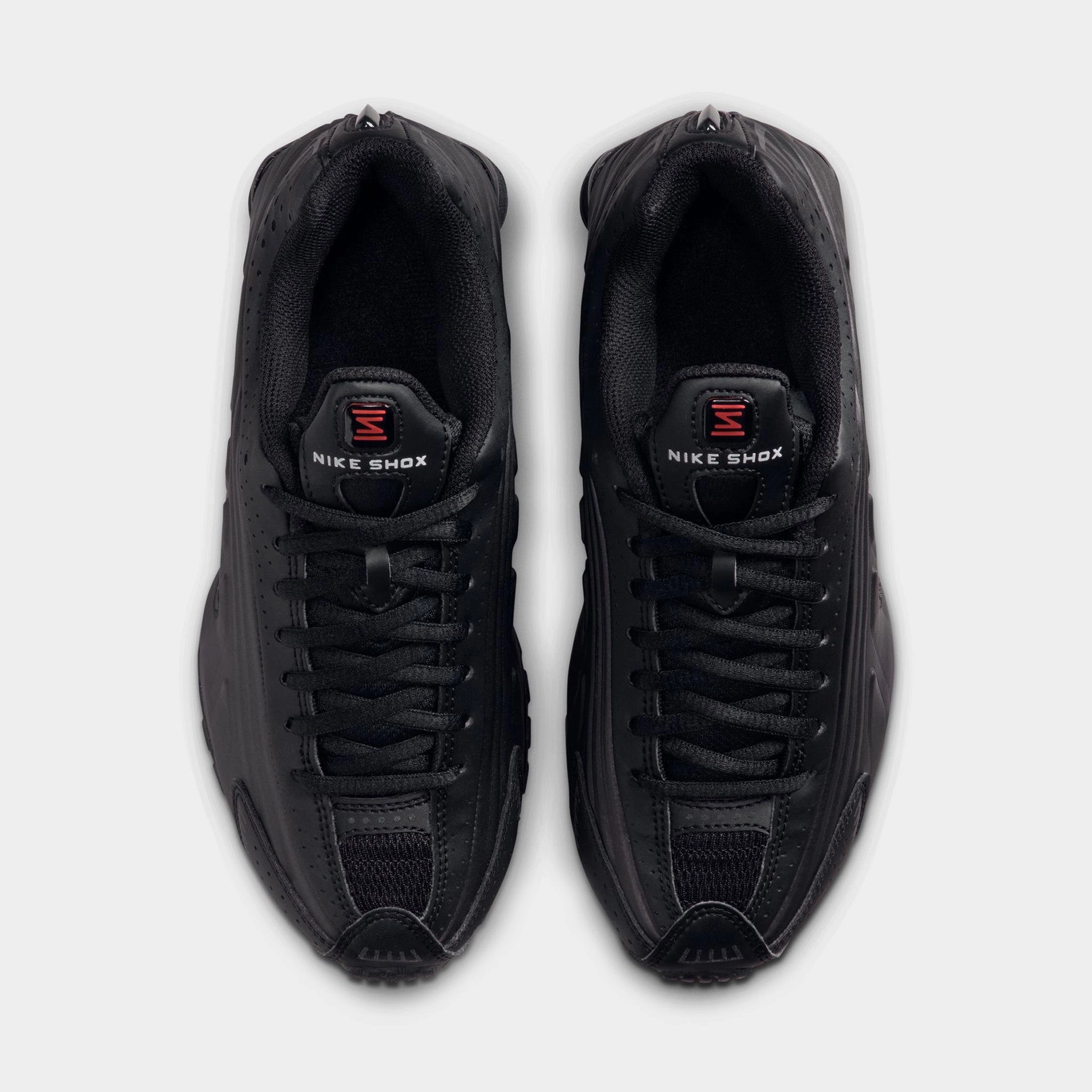 Nike Shox R4 GS Black / Black - Bright Crimson
