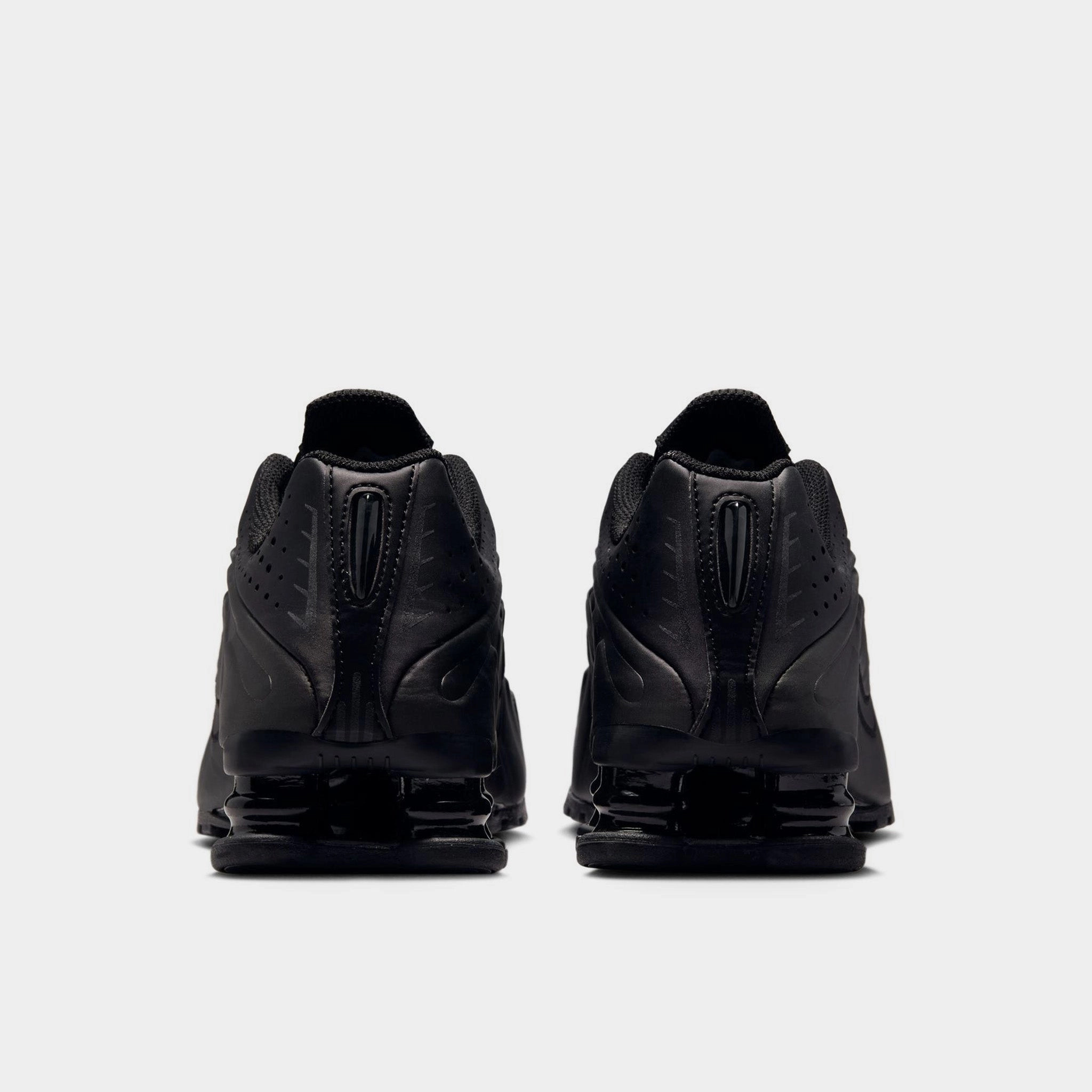 Nike Shox R4 GS Black / Black - Bright Crimson
