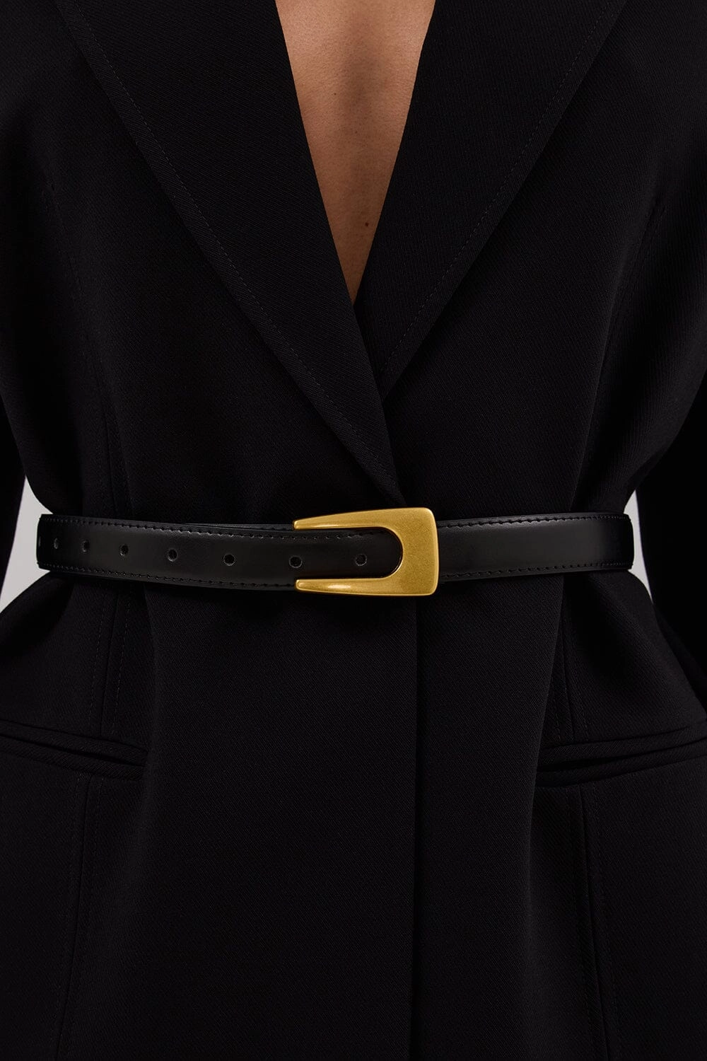 NOAH THE LABEL BLACK CLASSIC BELT
